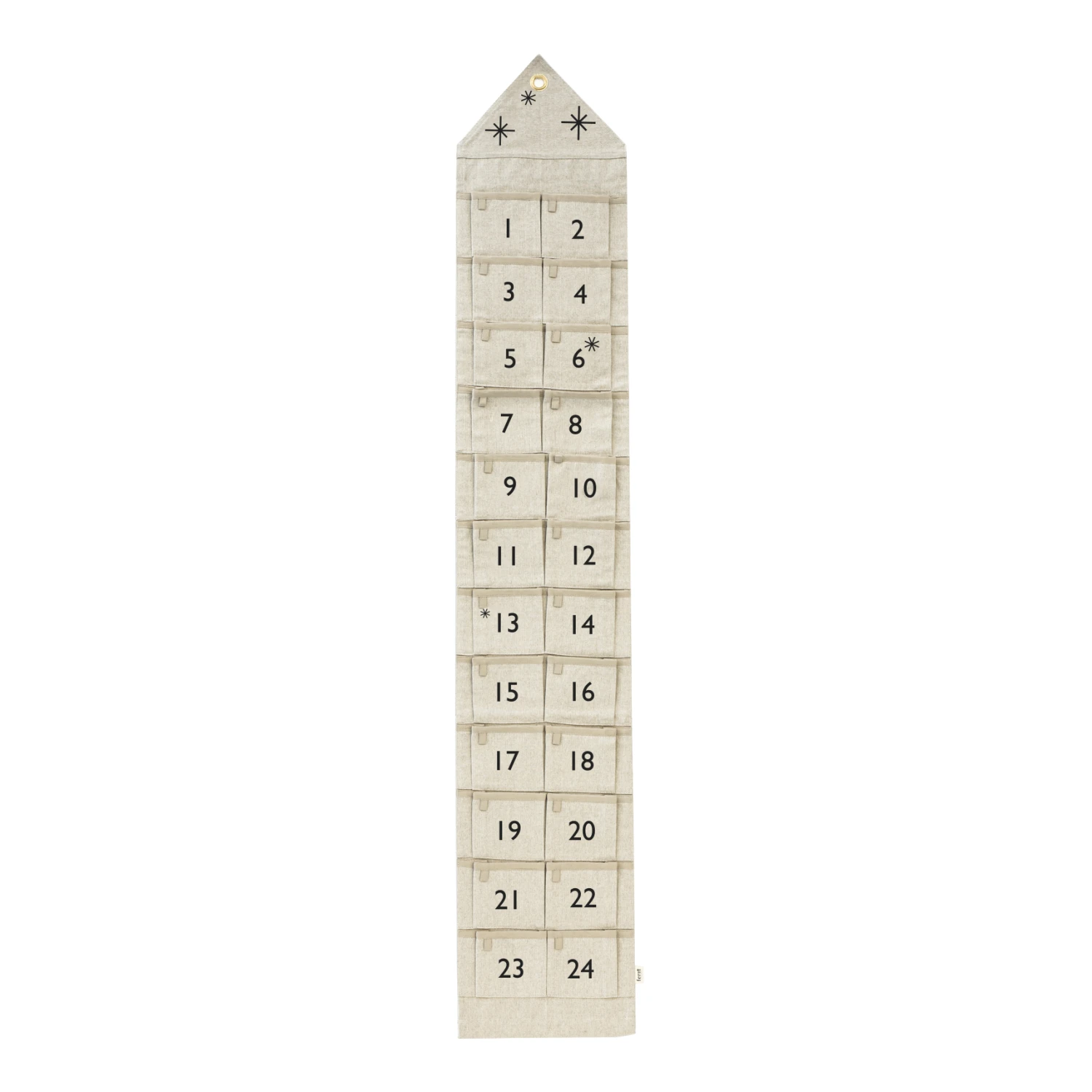 Ferm LIVING Star Adventskalender Huis 150 Cm 1 Ferm LIVING Star Adventskalender Huis 150 Cm