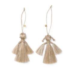 Ferm LIVING Wing Angels Kersthanger 9 Cm 2-pack