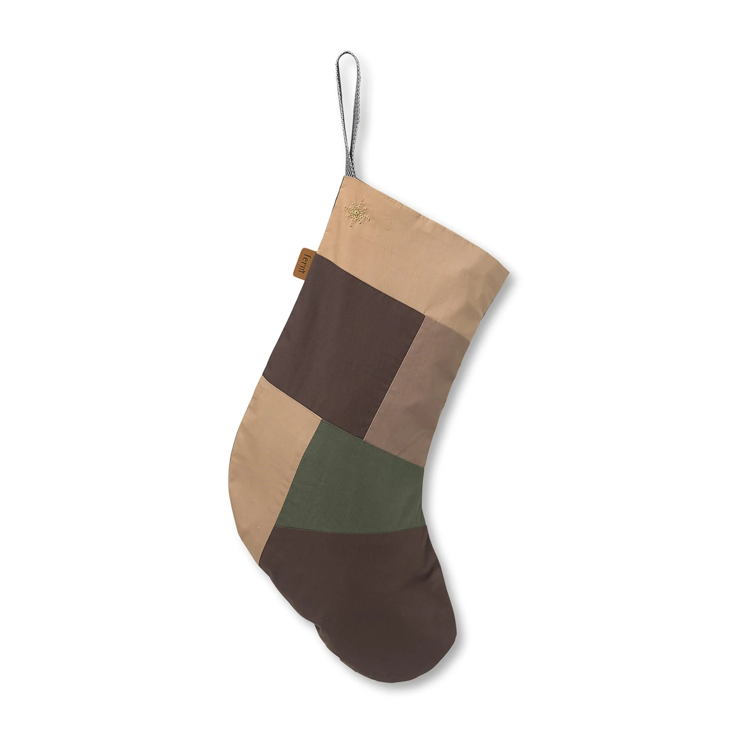 Ferm LIVING Patchwork Kerstsok 1 Ferm LIVING Patchwork Kerstsok