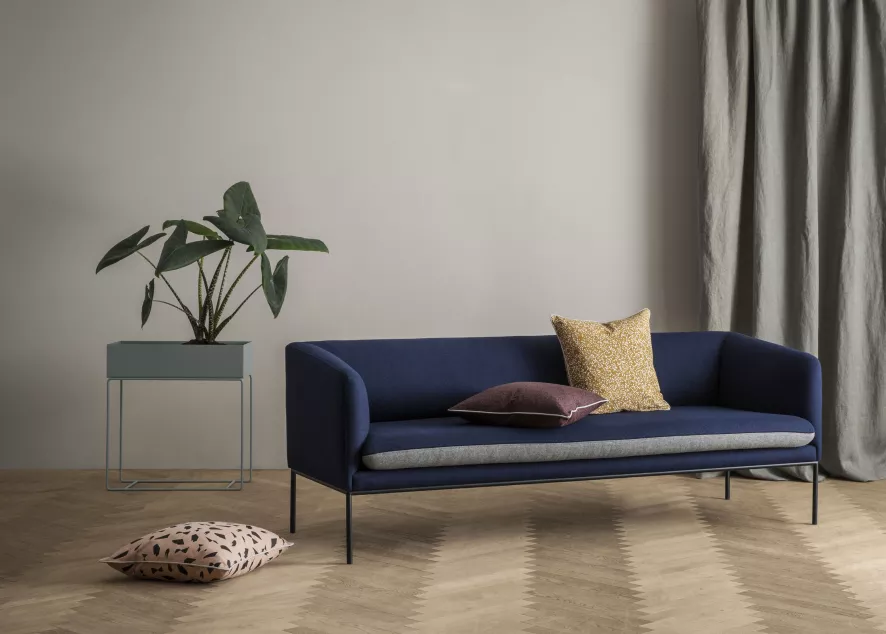 Ferm Living Turn Sofa Bank Wool 2-zits Grijs 7 Ferm Living Turn Sofa Bank Wool 2-zits Grijs - Afbeelding 7