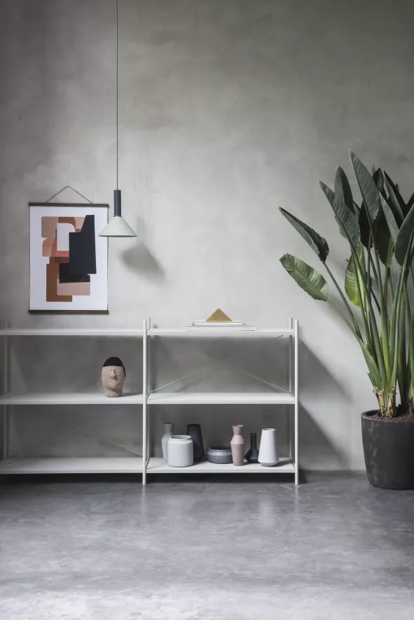 Ferm Living Cone Light Grey Hanglamp Groot Zwart 8 Ferm Living Cone Light Grey Hanglamp Groot Zwart - Afbeelding 8
