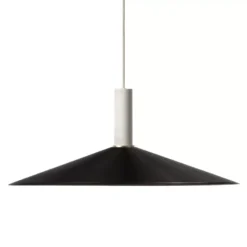 Ferm Living Angle Hanglamp Black Groot Lichtgrijs