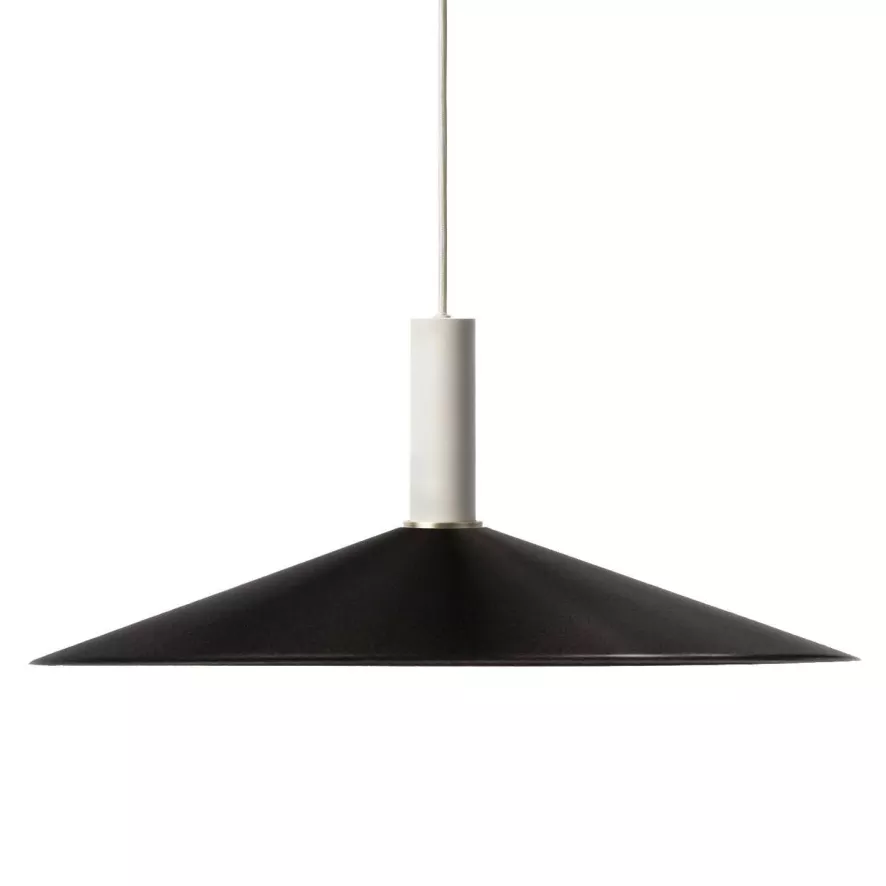 Ferm Living Angle Hanglamp Black Groot Lichtgrijs 1 Ferm Living Angle Hanglamp Black Groot Lichtgrijs