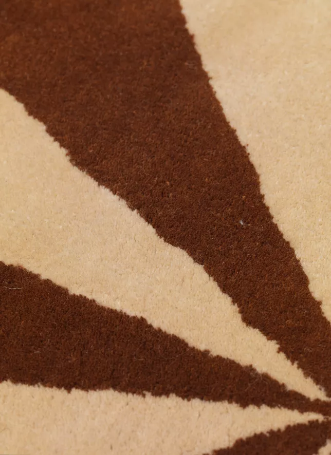 Ferm Living Arch Tufted Vloerkleed 130 Brick Blue/off-white 2 Ferm Living Arch Tufted Vloerkleed 130 Brick Blue/off-white - Afbeelding 2