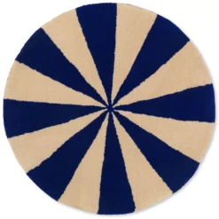 Ferm Living Arch Tufted Vloerkleed 70 Brick Blue/off-white