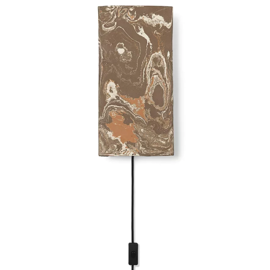 Ferm Living Argilla Wandlamp Marble Mocha 2 Ferm Living Argilla Wandlamp Marble Mocha - Afbeelding 2
