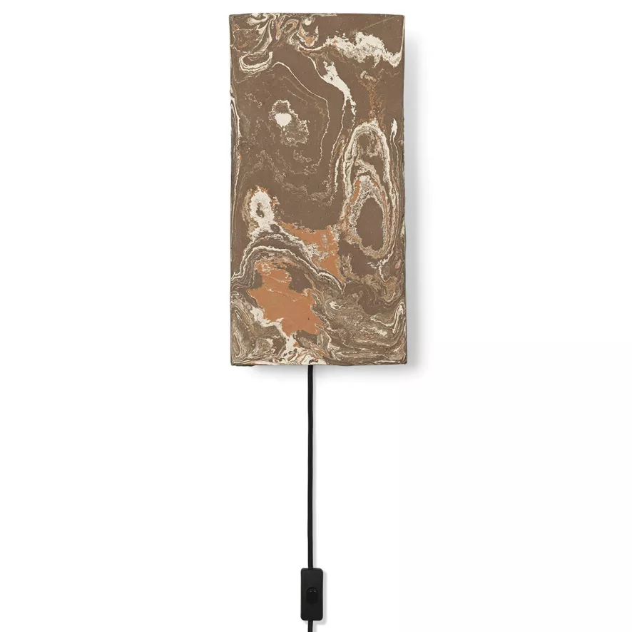 Ferm Living Argilla Wandlamp Marble Mocha 1 Ferm Living Argilla Wandlamp Marble Mocha