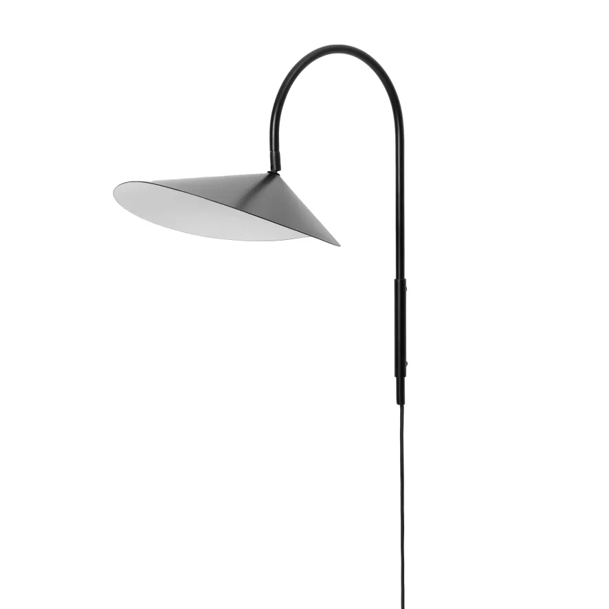 Ferm Living Arum Swivel Wandlamp Zwart 1 Ferm Living Arum Swivel Wandlamp Zwart
