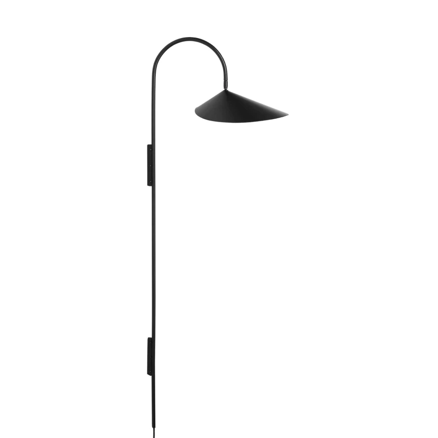 Ferm Living Arum Wandlamp Tall Zwart 6 Ferm Living Arum Wandlamp Tall Zwart - Afbeelding 6