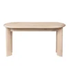 Ferm Living Bevel Eetbank 90 Wit Geolied Eiken