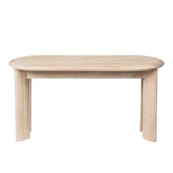 Ferm Living Bevel Eetbank 90 Wit Geolied Eiken