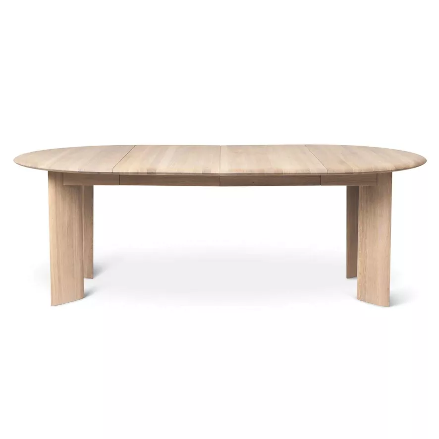 Ferm Living Bevel Uitschuifbare Eettafel ø 117-217 Zwart Geolied Beuken 2 Ferm Living Bevel Uitschuifbare Eettafel ø 117-217 Zwart Geolied Beuken - Afbeelding 2