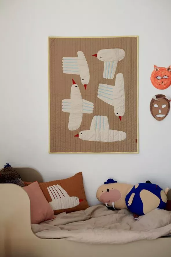 Ferm Living Bird Quilted Plaid 80x110 4 Ferm Living Bird Quilted Plaid 80x110 - Afbeelding 4