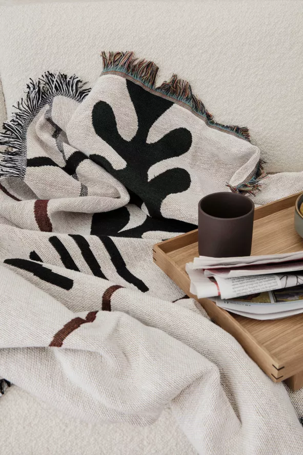 Ferm Living Bon Dienblad Large Zwart 3 Ferm Living Bon Dienblad Large Zwart - Afbeelding 3