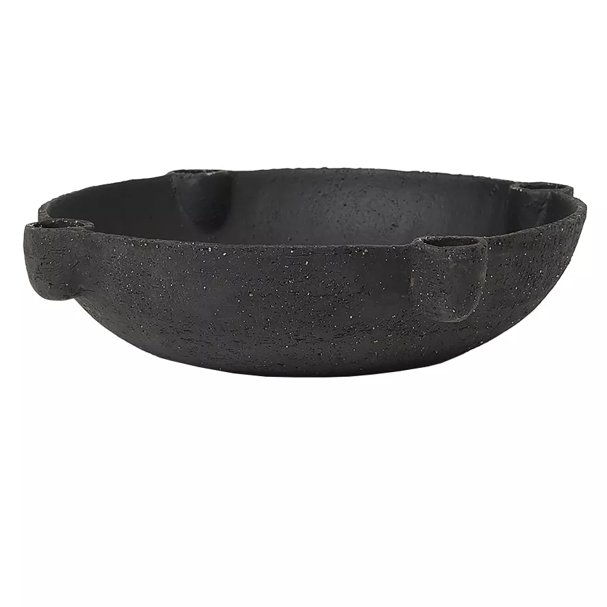 Ferm Living Bowl Kandelaar L Keramiek Beige 4 Ferm Living Bowl Kandelaar L Keramiek Beige - Afbeelding 4