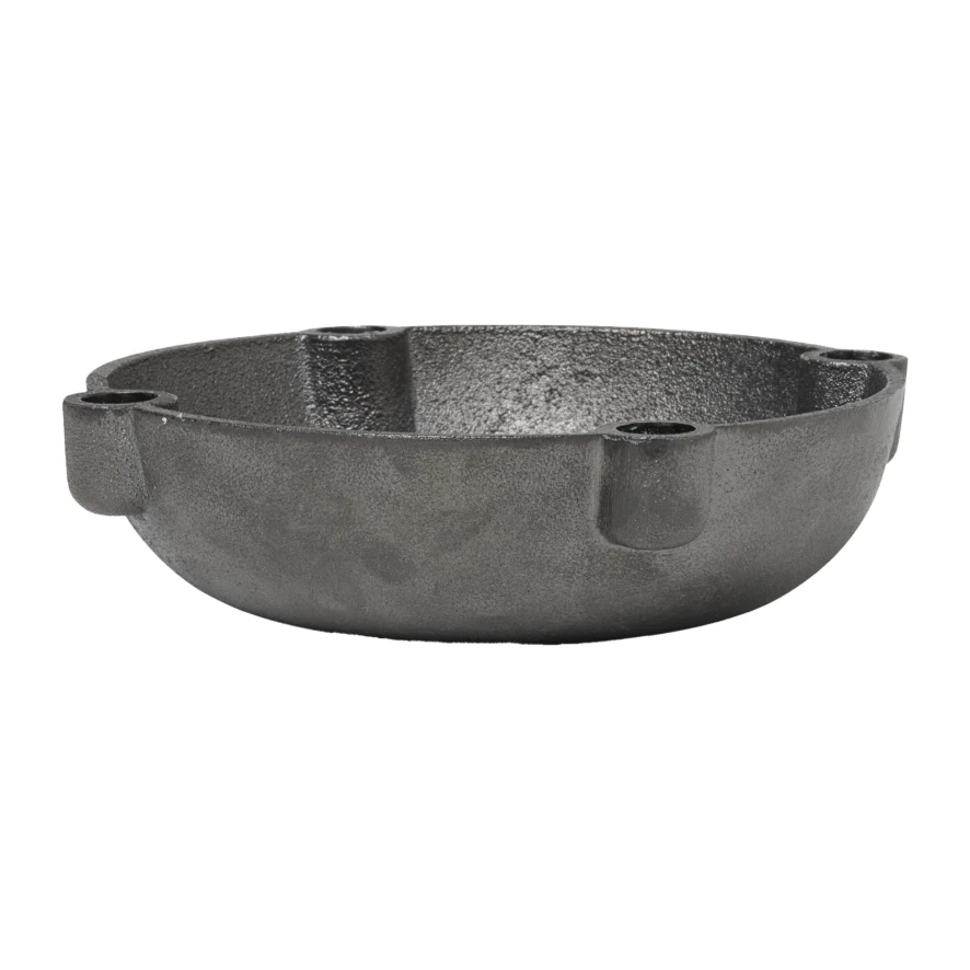 Ferm Living Bowl Kandelaar S Messing Zwart 1 Ferm Living Bowl Kandelaar S Messing Zwart