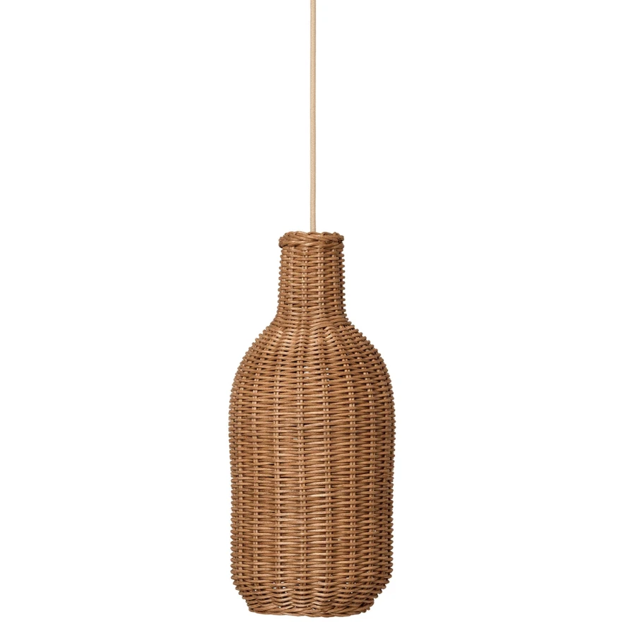 Ferm Living Braided Hanglamp Bottle Ø18 Incl 2m Snoer 2 Ferm Living Braided Hanglamp Bottle Ø18 Incl 2m Snoer - Afbeelding 2