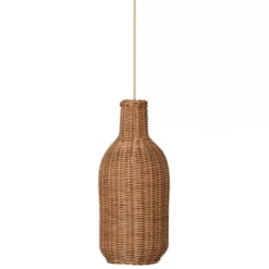 Ferm Living Braided Hanglamp Bottle Ø18 Incl 2m Snoer