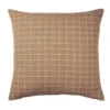 Ferm Living Brown Cotton Kussen 50x50 Check