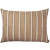 Ferm Living Brown Cotton Kussen 80x60 Stripe