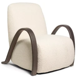 Ferm Living Buur Fauteuil Nordic Bouclé - Off-white