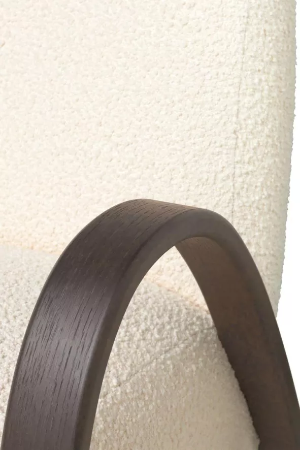 Ferm Living Buur Fauteuil Nordic Bouclé - Off-white 8 Ferm Living Buur Fauteuil Nordic Bouclé - Off-white - Afbeelding 8