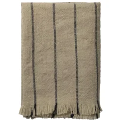 Ferm Living Calm Plaid 120x180 Camel Black