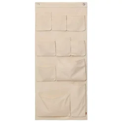 Ferm Living Canvas Wall Pockets Opberger 70x160