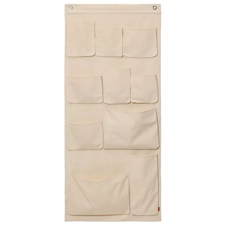 Ferm Living Canvas Wall Pockets Opberger 70x160 1 Ferm Living Canvas Wall Pockets Opberger 70x160