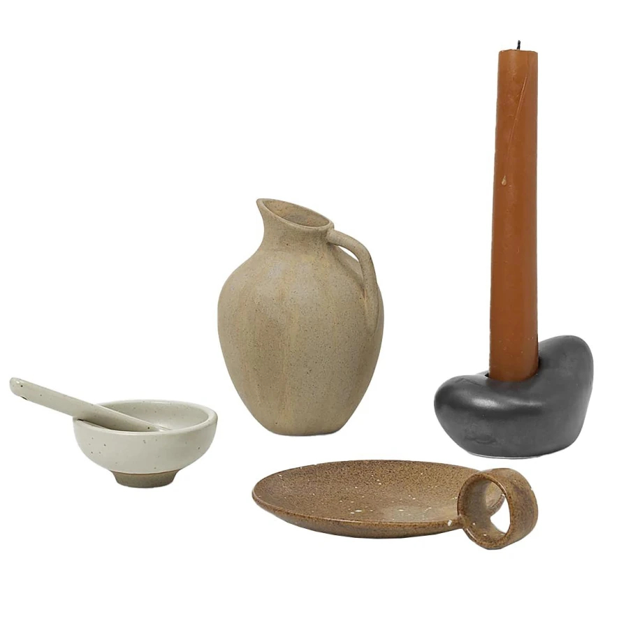 Ferm Living Ceramic Advent Gifts Kerstdecoratie Set Van 4 9 Ferm Living Ceramic Advent Gifts Kerstdecoratie Set Van 4 - Afbeelding 9