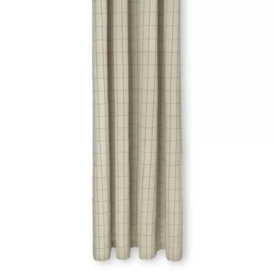 Ferm Living Chambray Douchegordijn Zand 12 Ferm Living Chambray Douchegordijn Zand - Afbeelding 12