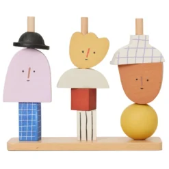 Ferm Living Character Stacking Blocks Speelgoed