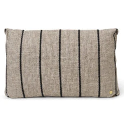 Ferm Living Clean Kussen 40x60 Pasadena Sand/black