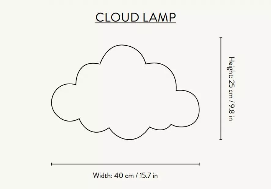 Ferm Living Cloud Wandlamp Dusty Rose 4 Ferm Living Cloud Wandlamp Dusty Rose - Afbeelding 4