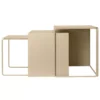 Ferm Living Cluster Tables Bijzettafel Set Van 3 Cashmere