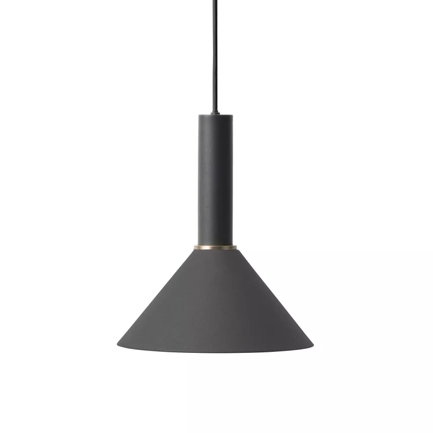 Ferm Living Cone Black Hanglamp Groot Zwart 1 Ferm Living Cone Black Hanglamp Groot Zwart