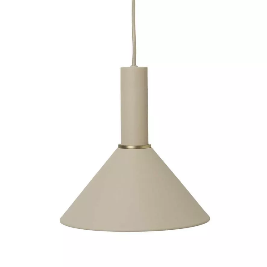 Ferm Living Cone Cashmere Hanglamp Hoog 1 Ferm Living Cone Cashmere Hanglamp Hoog