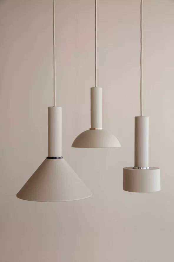 Ferm Living Cone Cashmere Hanglamp Laag 3 Ferm Living Cone Cashmere Hanglamp Laag - Afbeelding 3