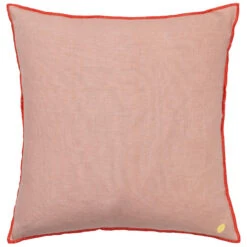 Ferm Living Contrast Linen Kussen 40x40 Dusty Rose
