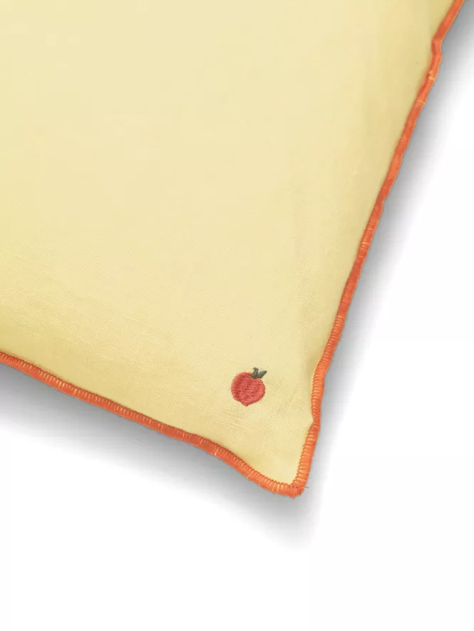 Ferm Living Contrast Linen Kussen 40x40 Lilac 7 Ferm Living Contrast Linen Kussen 40x40 Lilac - Afbeelding 7