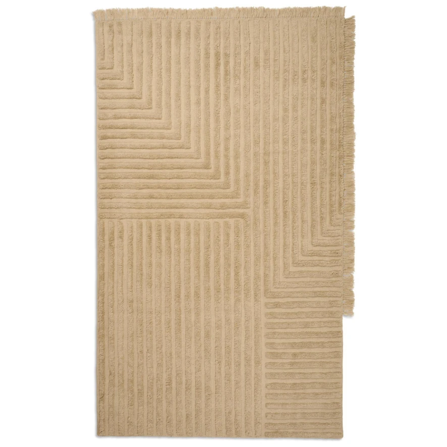 Ferm Living Crease Wool Vloerkleed 160x250 1 Ferm Living Crease Wool Vloerkleed 160x250