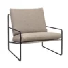 Ferm Living Desert Lounge Fauteuil Dolce Black Dark Sand