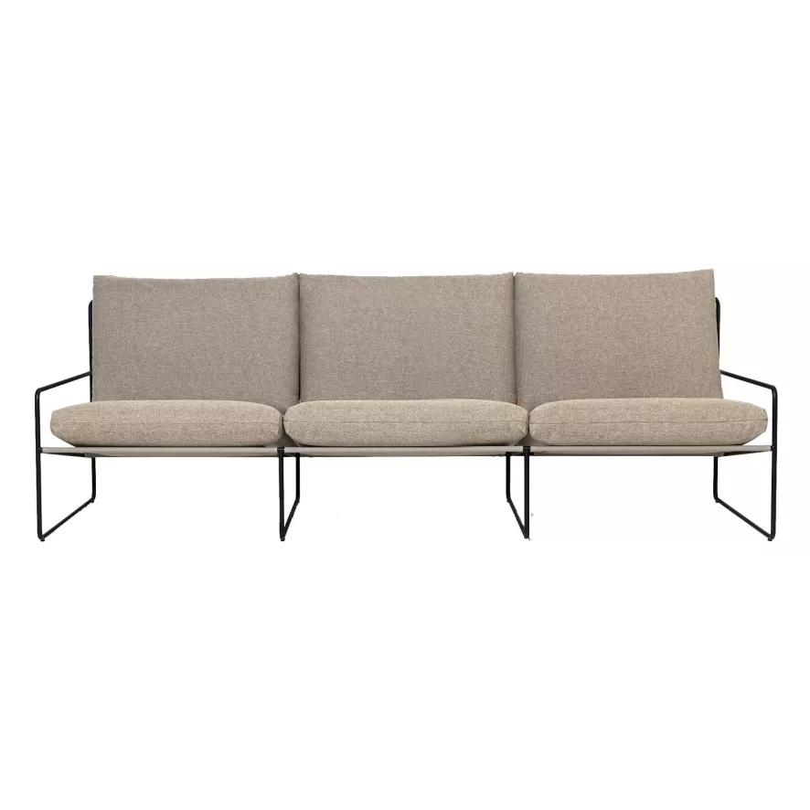 Ferm Living Desert Loungeset 3-zits Loungebank + Fauteuil 4 Ferm Living Desert Loungeset 3-zits Loungebank + Fauteuil - Afbeelding 4