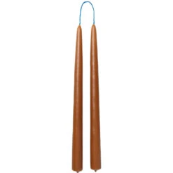 Ferm Living Dipped Kaars Set Van 8 Amber