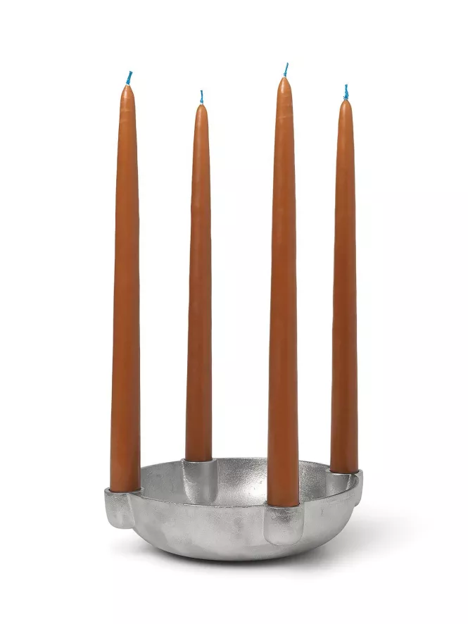 Ferm Living Dipped Kaars Set Van 8 Sage 5 Ferm Living Dipped Kaars Set Van 8 Sage - Afbeelding 5