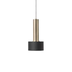 Ferm Living Disc Black Hanglamp Groot Messing