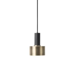 Ferm Living Disc Brass Hanglamp Klein Zwart