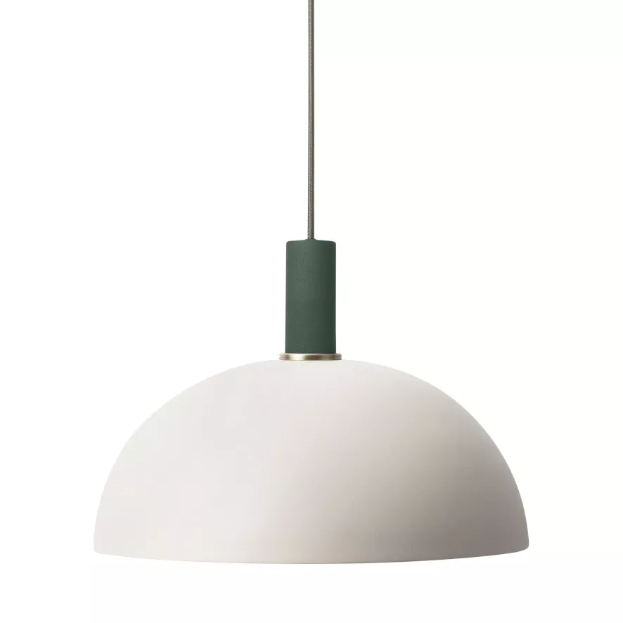 Ferm Living Dome Light Grey Hanglamp Groot Zwart 10 Ferm Living Dome Light Grey Hanglamp Groot Zwart - Afbeelding 10