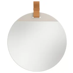 Ferm Living Enter Spiegel Large Ø45 Naturel