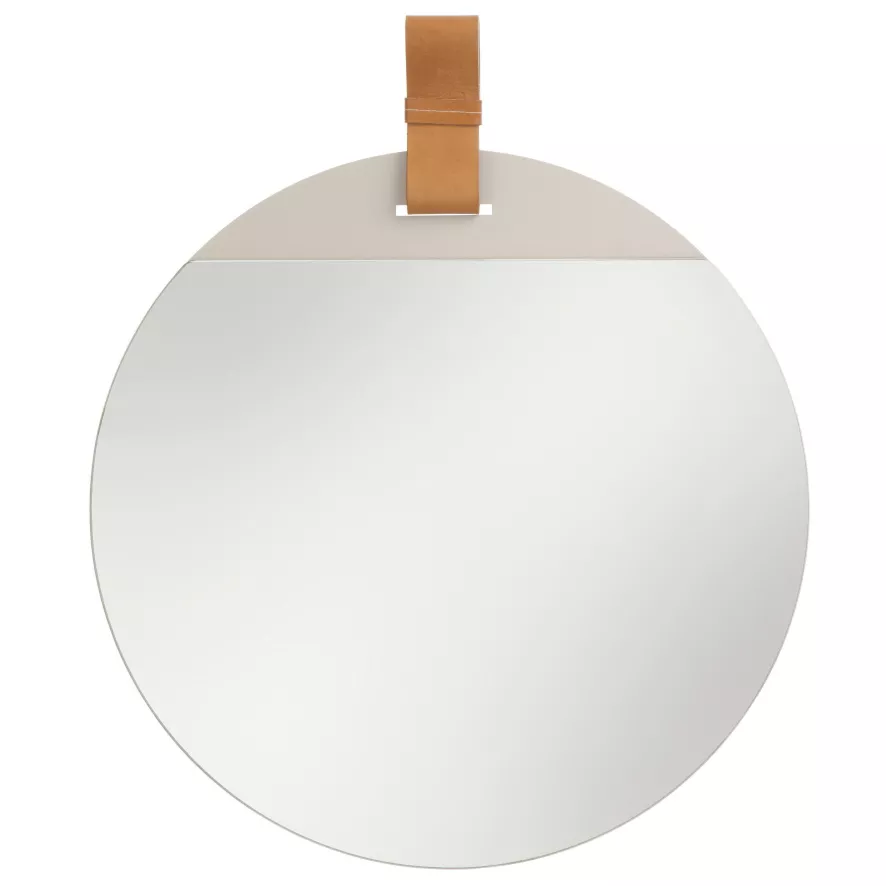 Ferm Living Enter Spiegel Large Ø45 Naturel 1 Ferm Living Enter Spiegel Large Ø45 Naturel
